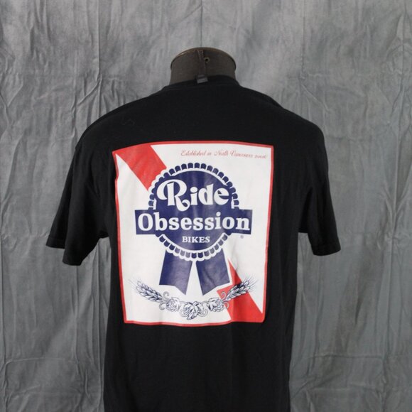 Bike Shop Shirt - Obsession Bikes Vancouver - Men's Large - Picture 1 of 9